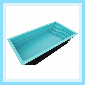 Modelo RC425 fabricada en plastico reforzado con fibra de vidrio pintada con gelcoat con resina isoftalica