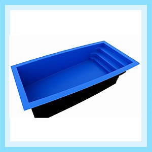 Modelo RC425 fabricada en plastico reforzado con fibra de vidrio pintada con gelcoat con resina isoftalica