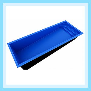 Modelo RC425 fabricada en plastico reforzado con fibra de vidrio pintada con gelcoat con resina isoftalica