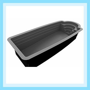 Modelo RC425 fabricada en plastico reforzado con fibra de vidrio pintada con gelcoat con resina isoftalica