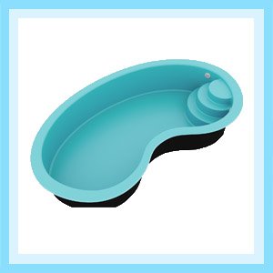 Modelo RC425 fabricada en plastico reforzado con fibra de vidrio pintada con gelcoat con resina isoftalica